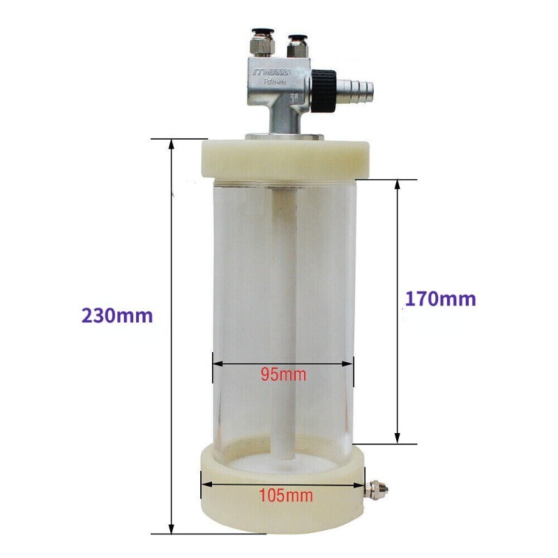 1L Fluidization Hopper Cup with IG02 Powder Pump for New Powder Coating Machine