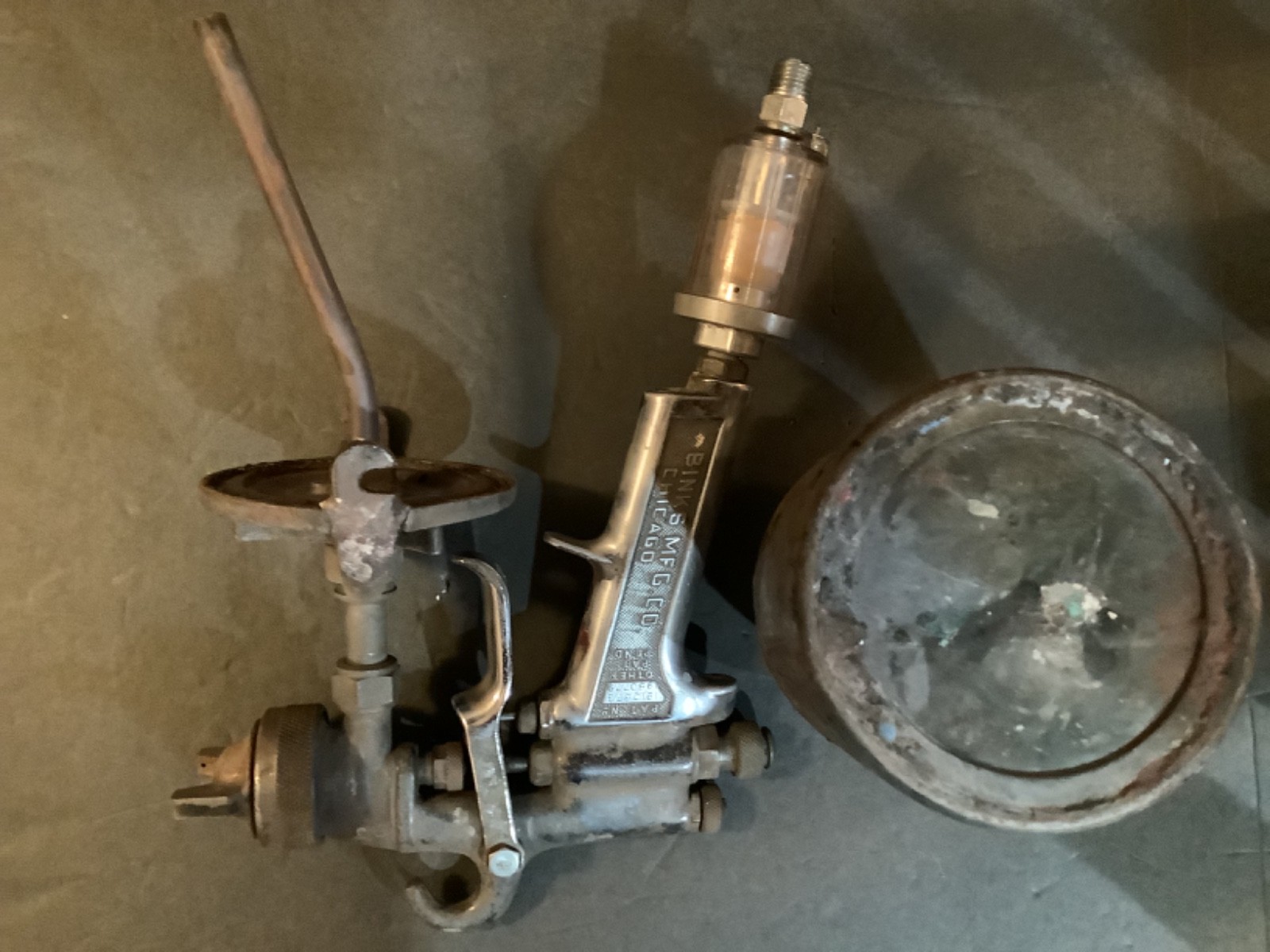 Binks Model 7 Air Spray Gun 36SD Nozzle Central Pneumatic Oil & Water Separator