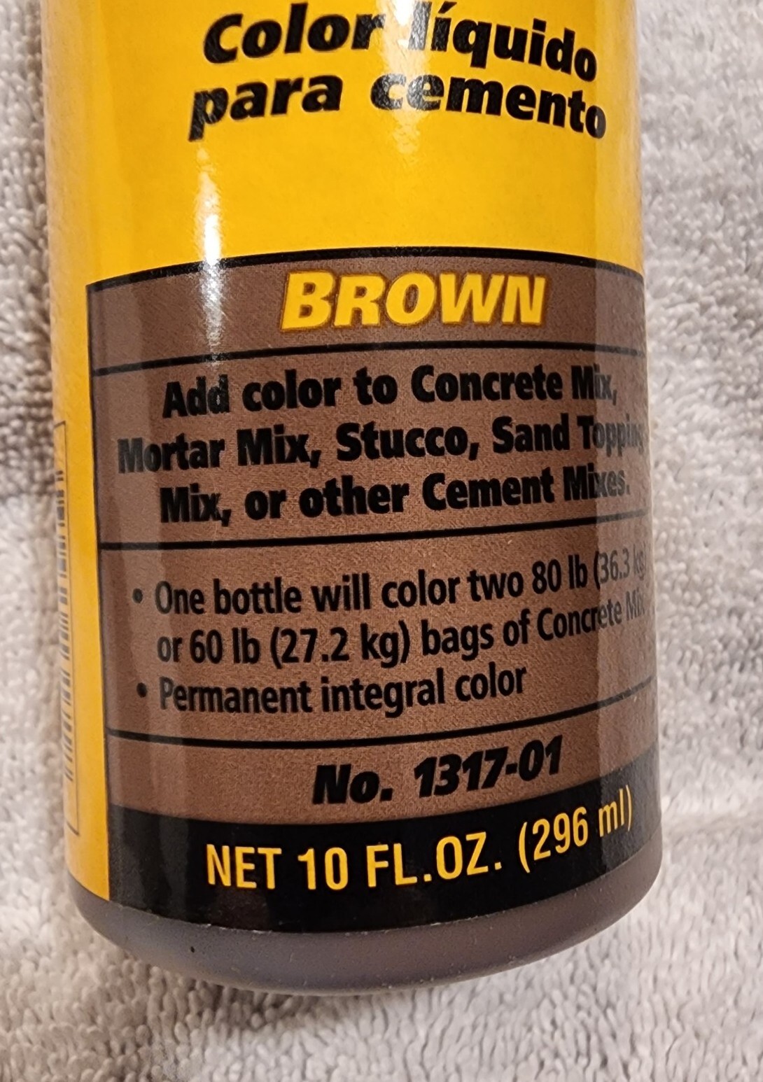 QUIKRETE 1317-01 LIQUID CEMENT COLOR 10oz BROWN