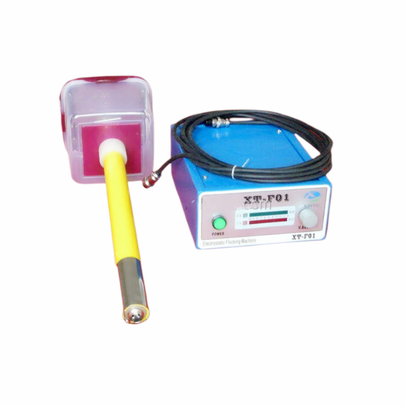 Hi-Q new flocking machine XT-FO1 110/220V 50/60HZ with Square flocking box