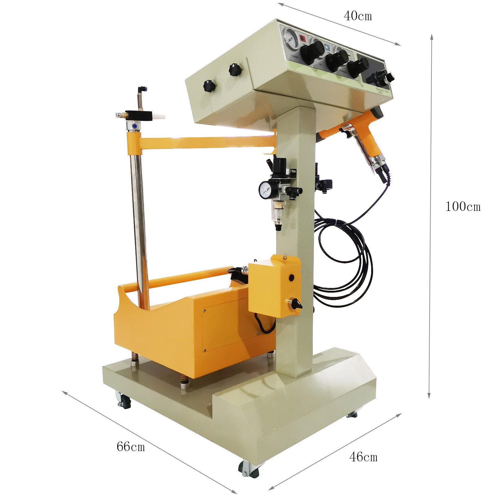 Single Gun Sprayer Vibratory Electrostatic Fast Color Change Spraying Machine