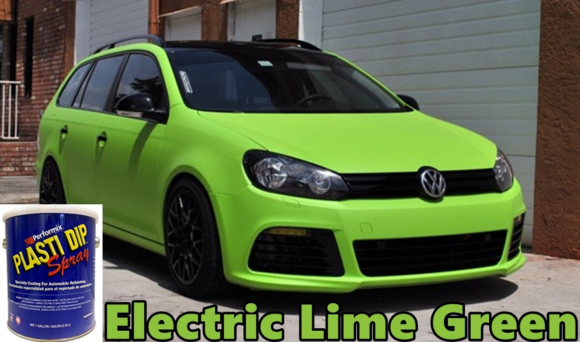 1 Gallon Ready 2 Spray Plasti Dip Rubber Dip ELECTRIC LIME GREEN Rubber Coating