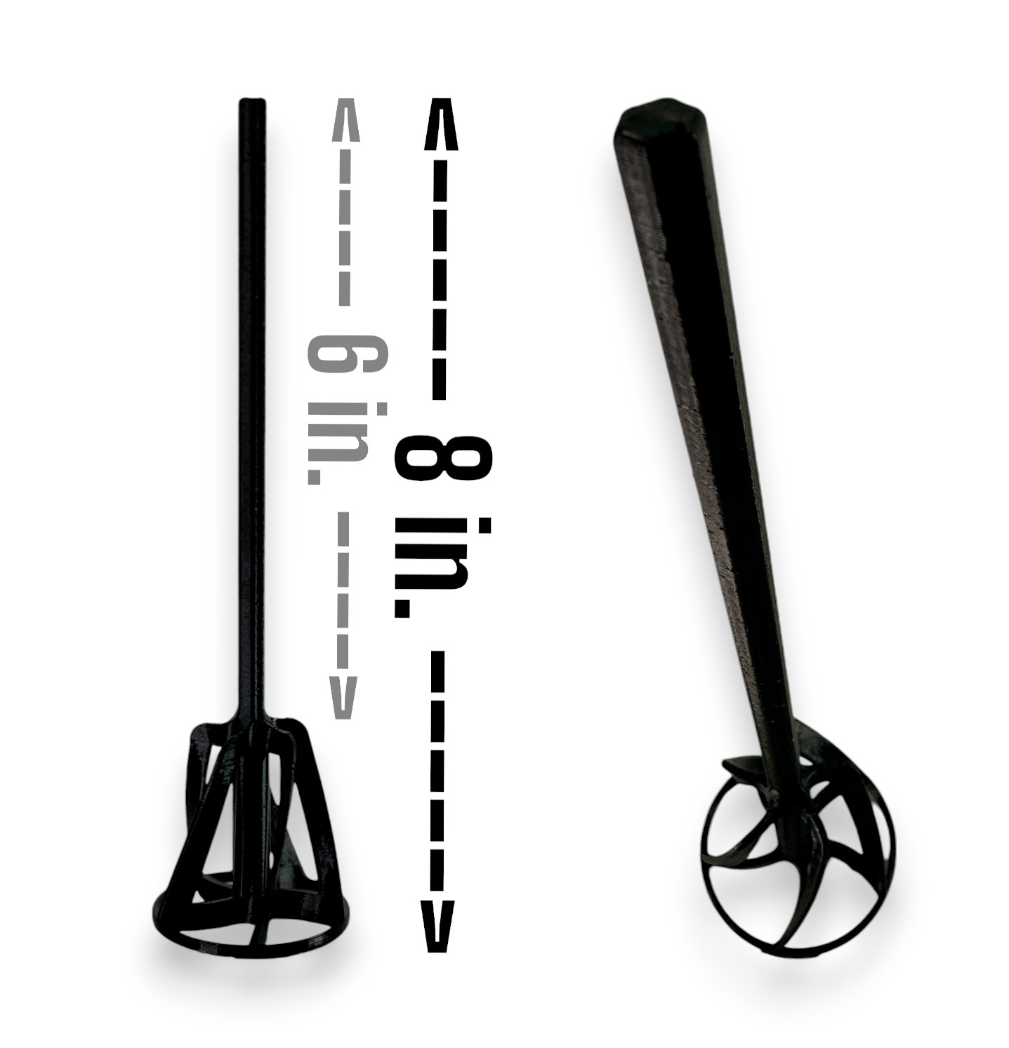 Paint Mixer 8 In Hight Compatible With Drill 3d Printed.
