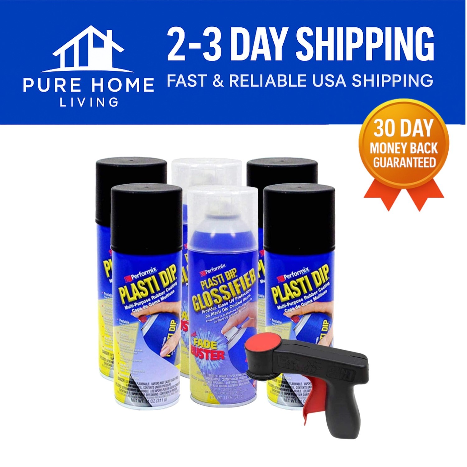 Matte Black Rim Kit – 7-Piece Spray Paint Set with Abrasion Resistant Coating
