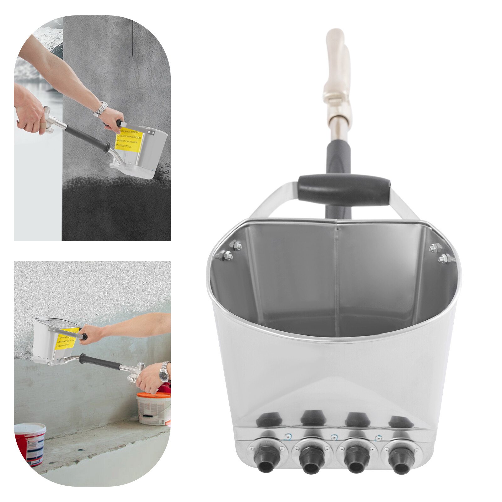 4L/0.88 Gallon Cement Texture Hopper Stucco Sprayer Stucco Cement Sprayer 2600W