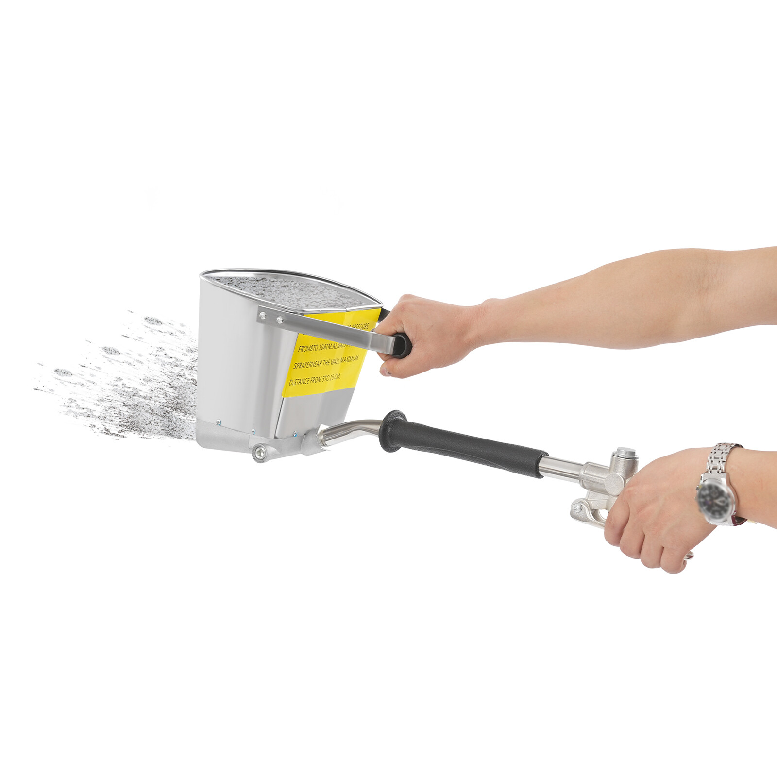 4L/0.88 Gallon Cement Texture Hopper Stucco Sprayer Stucco Cement Sprayer 2600W