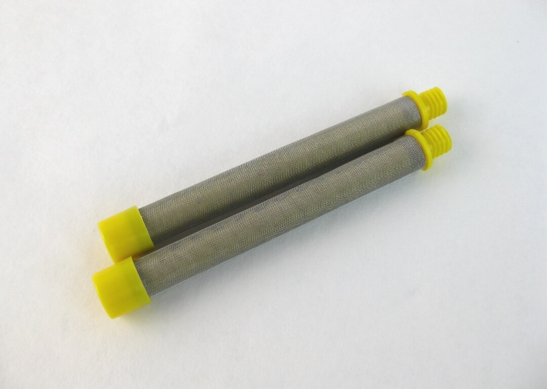 Titan 50-100-200 or 50020010 Airless Spray Gun Filter 100 mesh 2 pack yellow