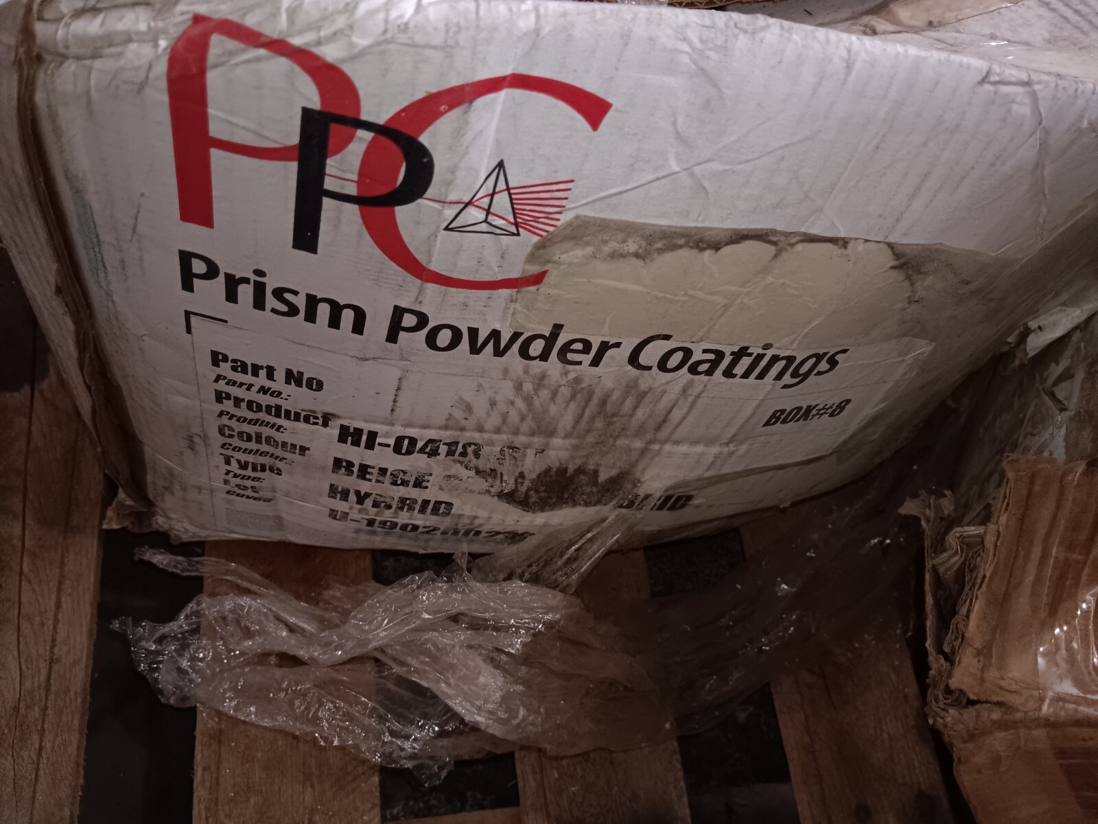 PRISM POWDER COATING HI-0418, BEIGE, HYBRID, HIGH GLOSS, 55 LB BOX *SHIPS FREE*
