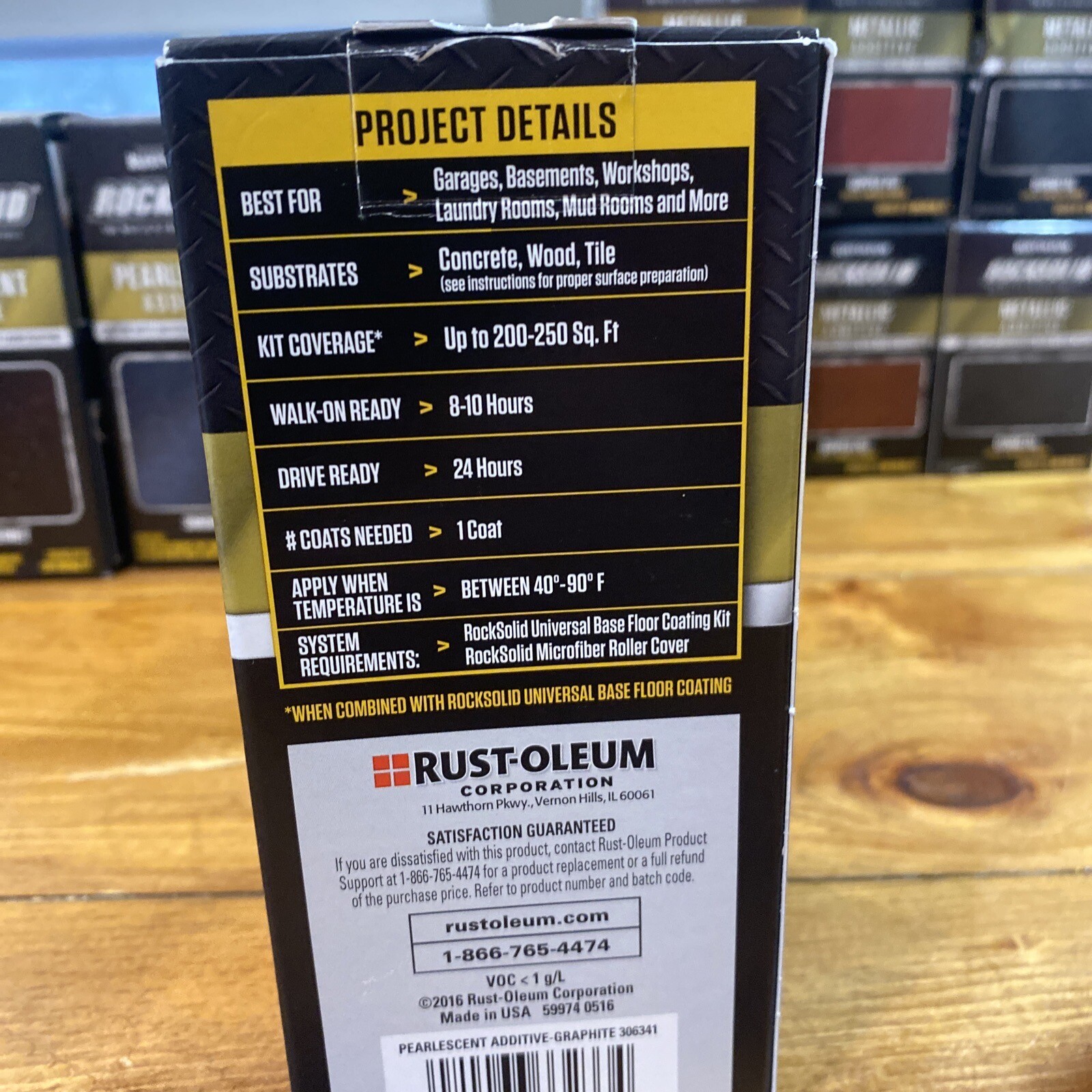 Rust-Oleum RockSolid Pearlescent Epoxy Additive. Graphite 🔥🔥