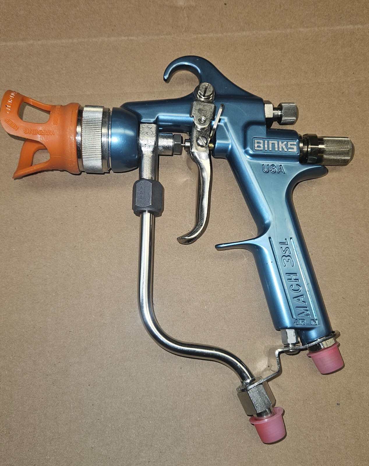 Binks MACH 3SL Hydraulic Assist HVLP Spray Gun (1314 tip)