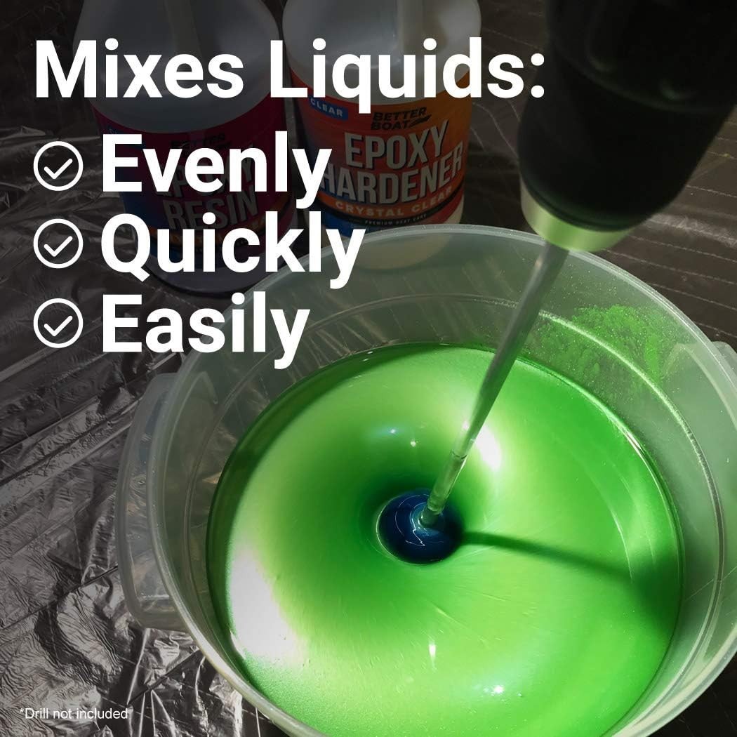 Universal Paint Mixer Attachment Fits 3/8 Inch and Larger Electric Tools