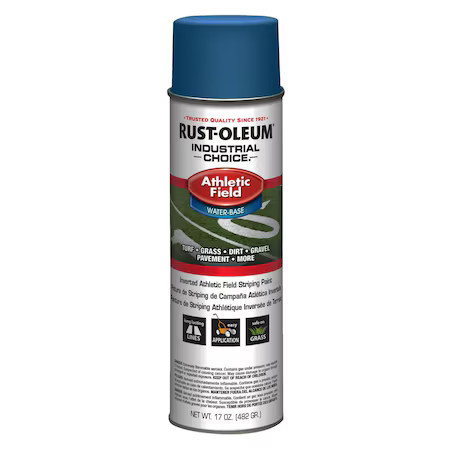 Industrial Choice 318193 Striping Paint, Royal Blue, Water, 17 Oz.