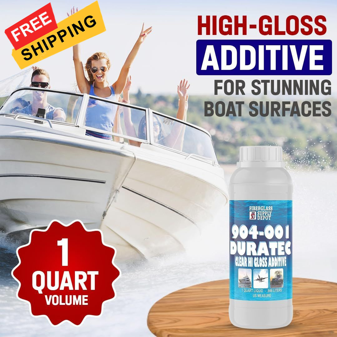 904-001 Duratec Clear Hi-Gloss Additive for Gelcoat (Quart) Orange
