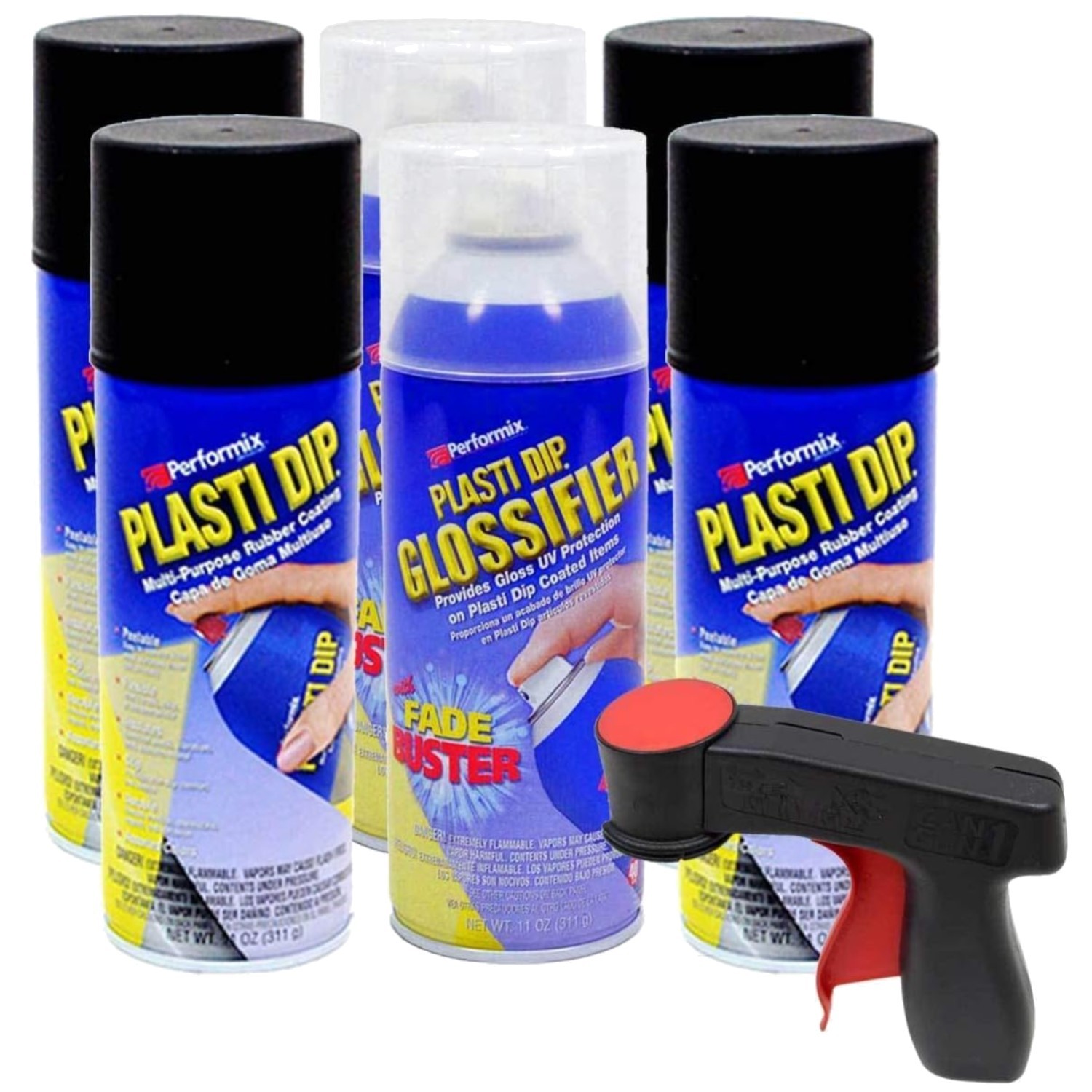 Black Rim Kit with Gun – Matte Finish 11oz