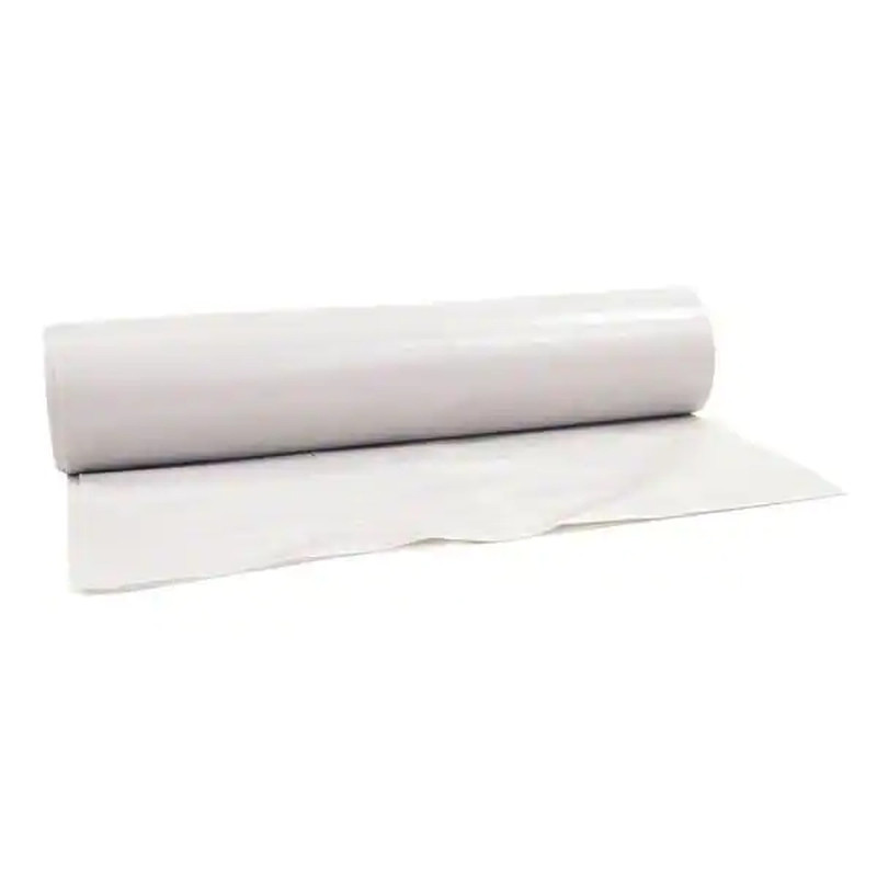 Plastic Sheeting Roll 12 ft x 100 ft Clear Opaque 6 mil Construction Cover NEW
