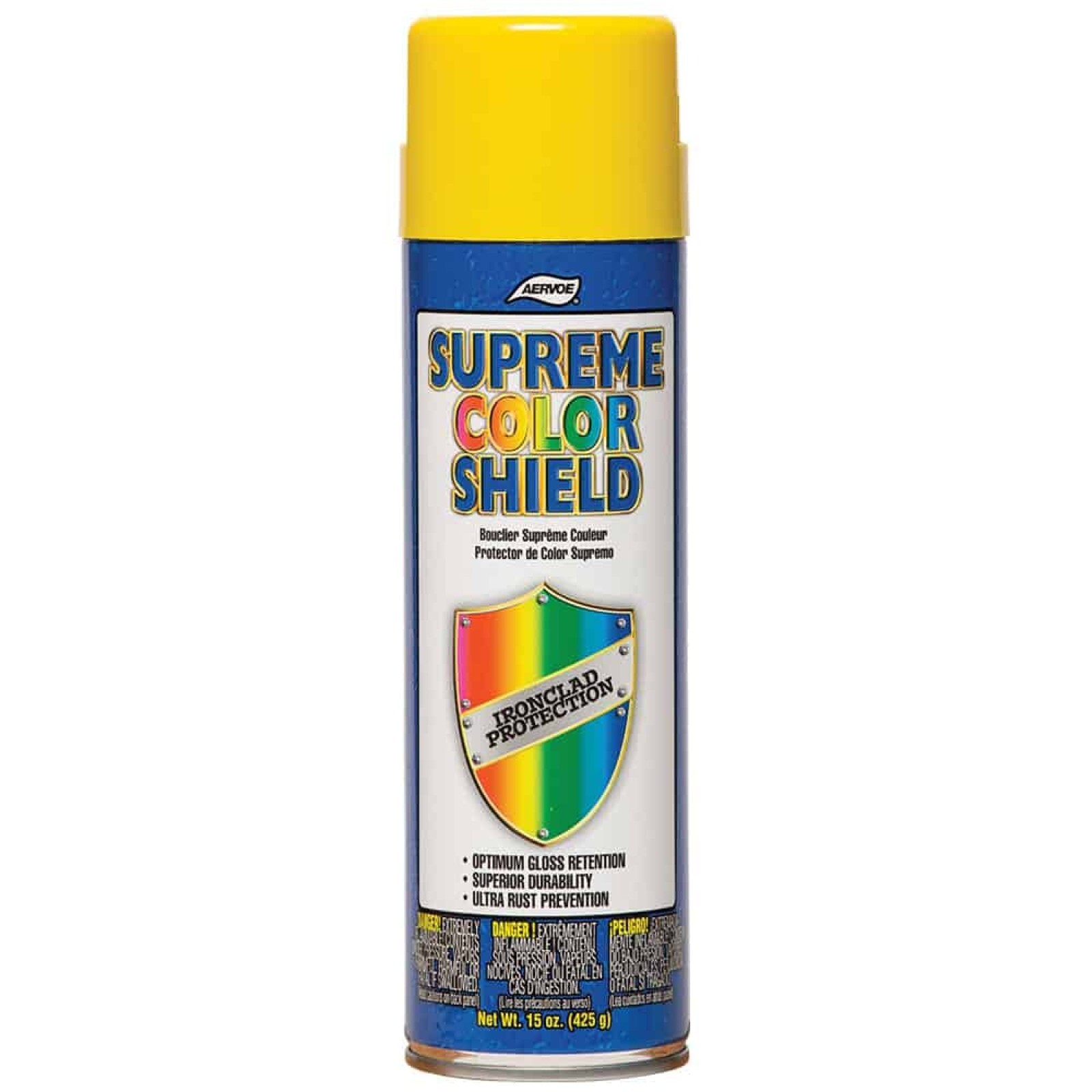 Aervoe 5008 Safety Yellow Supreme Color Shield Paint 20 oz. 6-Pack