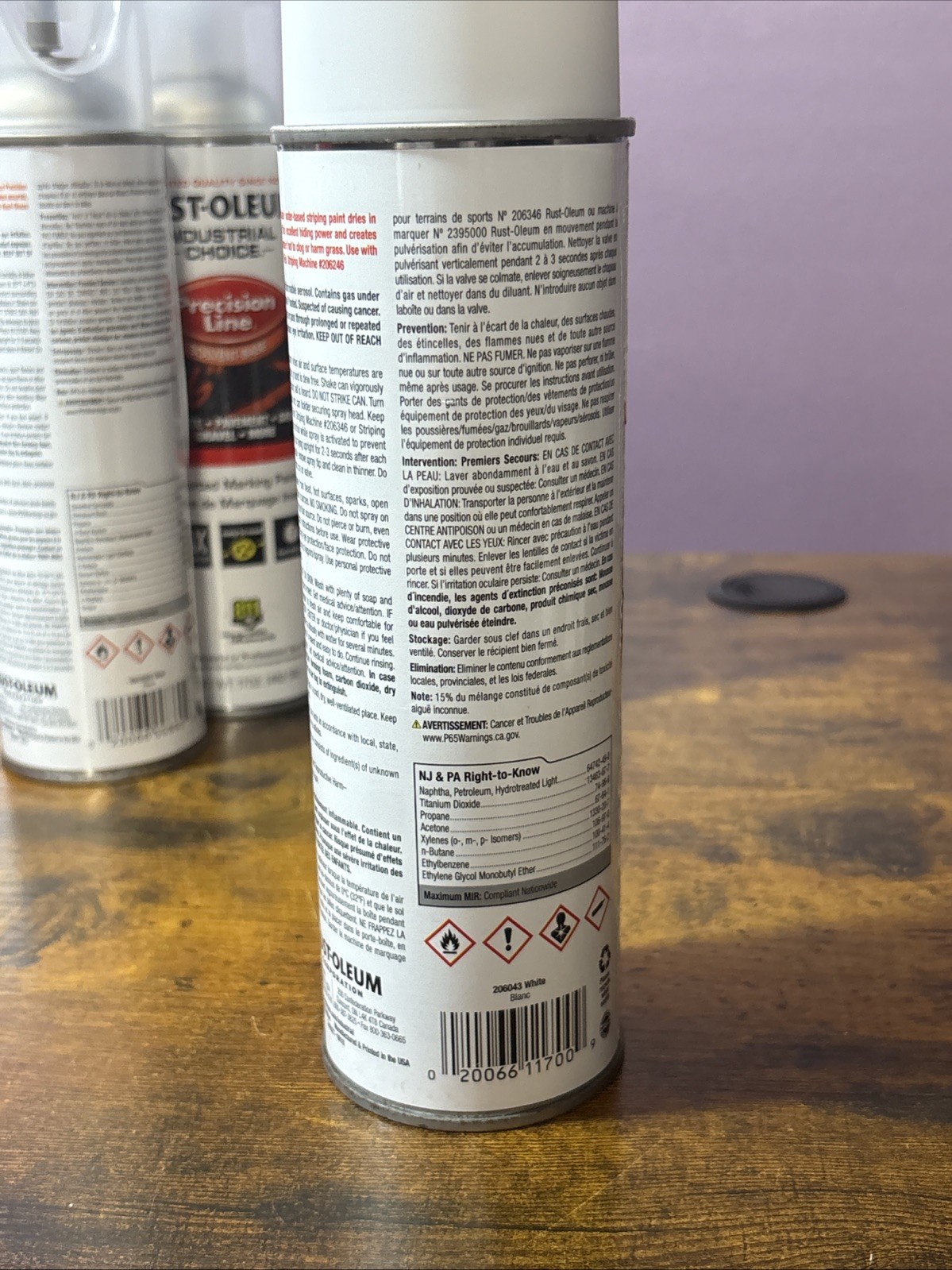 Inverted Marking Paint RUSTOLEUM Mixed Types Lot Of 4
