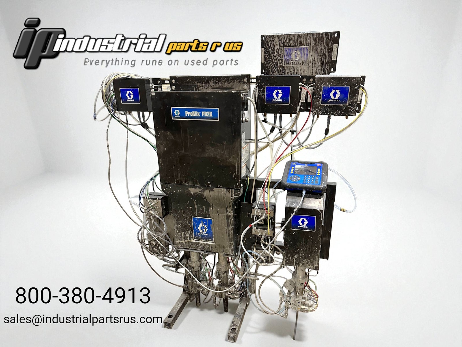 Graco ProMix PD2K Automatic Proportioner w/ Color Change Controllers & Pendant