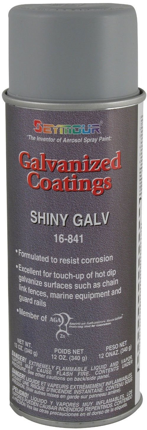 Seymour 16-841 Galvanized Coatings Spray Paint, 12 Ounce (Pack of 1), Shiny