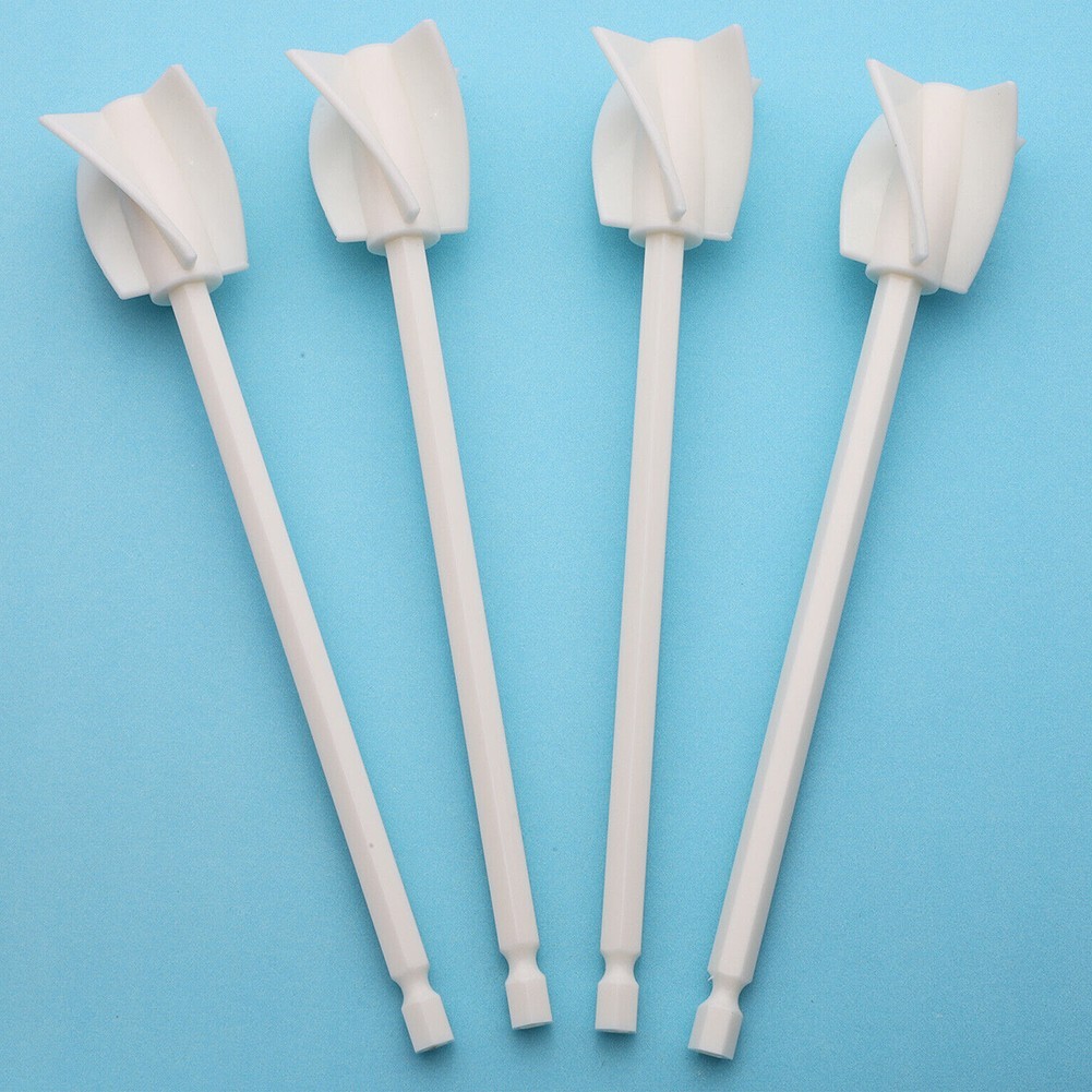 Effortlessly Mix Epoxy and Paint with Standard Hex Shank Resin Paddles Set of 4