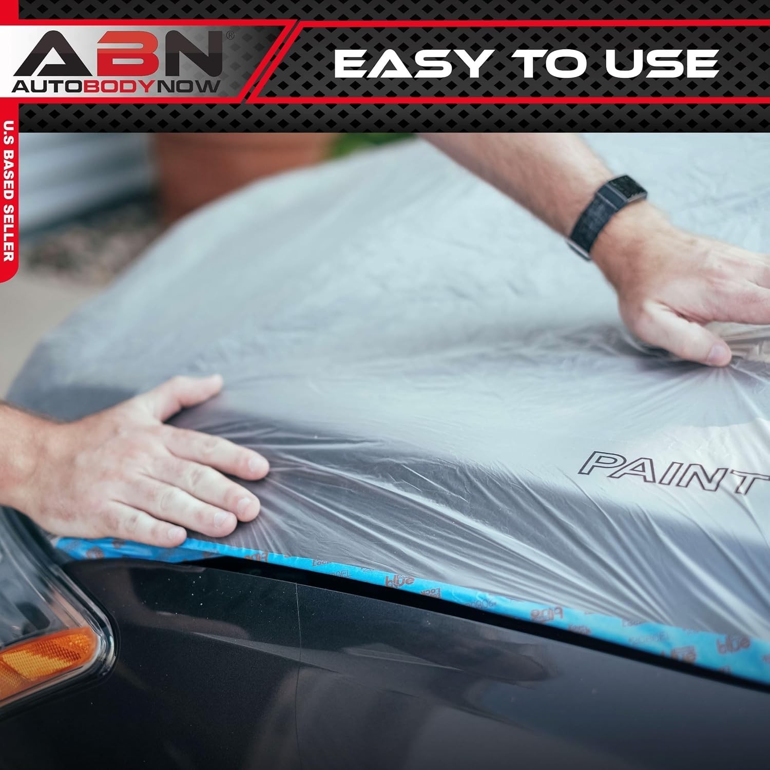 Plastic Sheeting 10 Micron 20x250ft Protective Covering Automotive Painting F…
