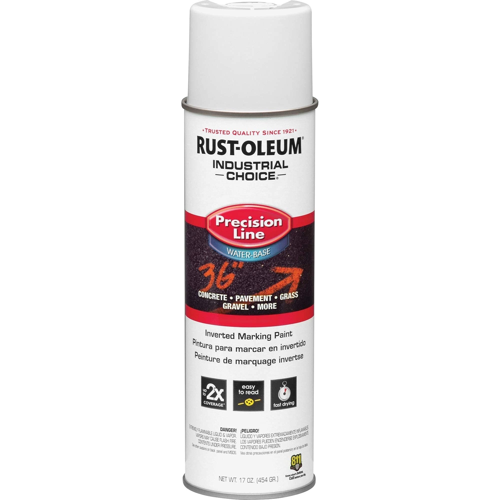 Rust-Oleum 203039 17 oz Industrial Choice Precision Line Inverted Marking Spray