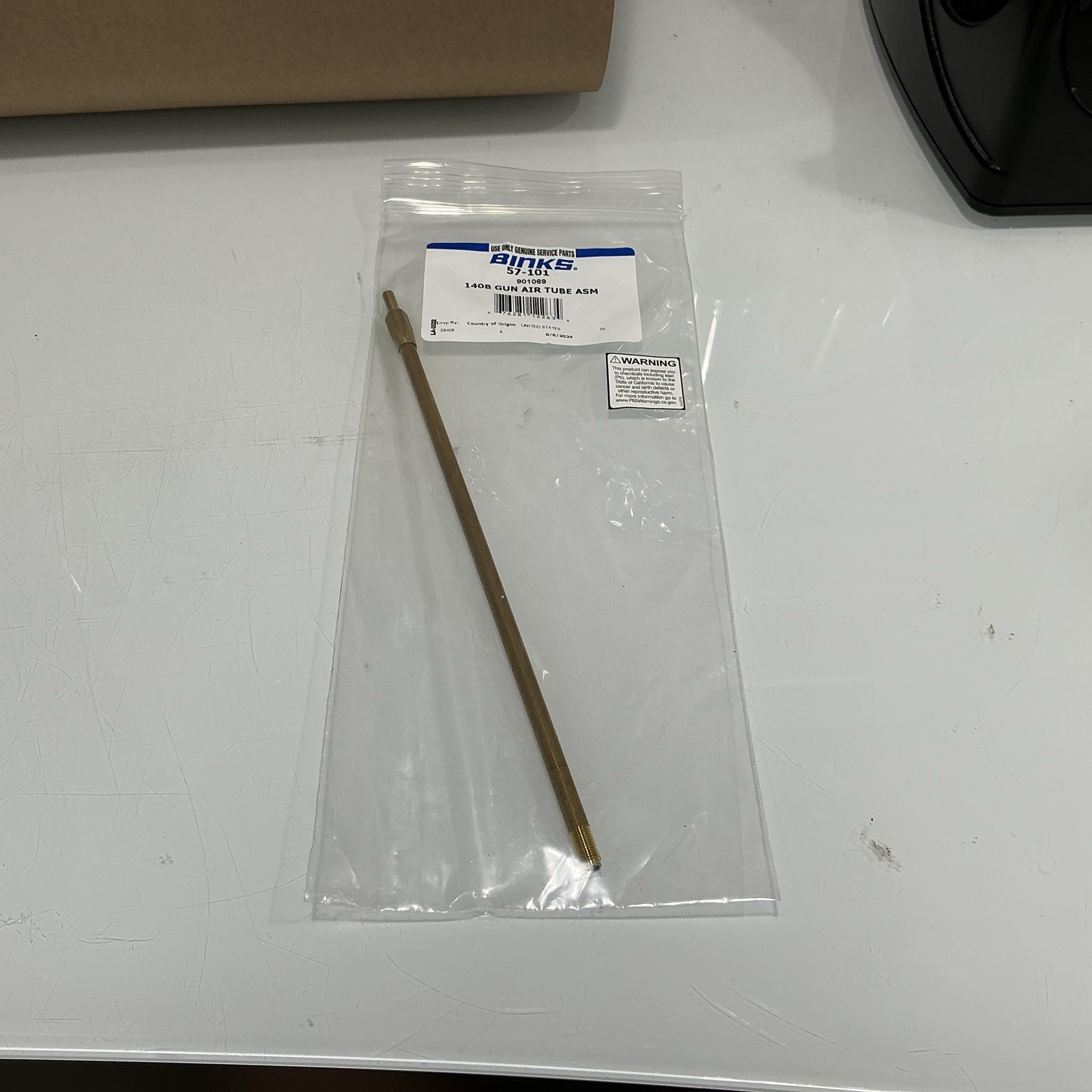 Binks 57-101, 901069, 140B Gun Air Tube ASM (Qty 8)