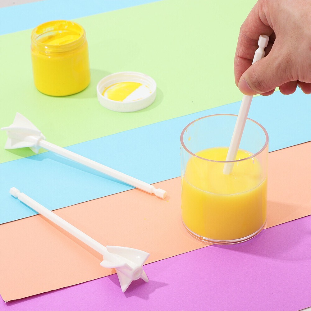 Effortlessly Mix Epoxy and Paint with Standard Hex Shank Resin Paddles Set of 4