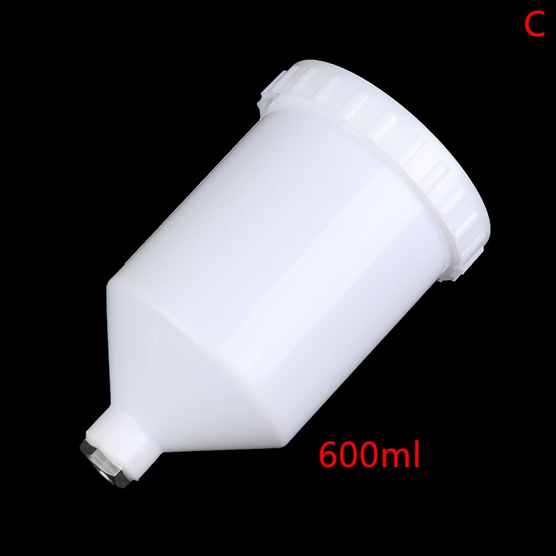 Plastic Spray Paint Cup Sprayer Cup Spray Gun Parts 125ml 250ml 600ml