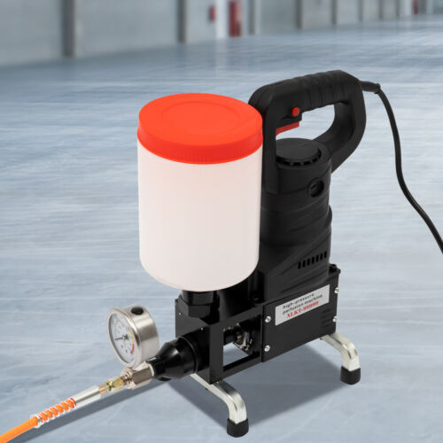 Electric Grouting Machine High Pressure Grouting Injection Pump 1100W 0-10000PSI