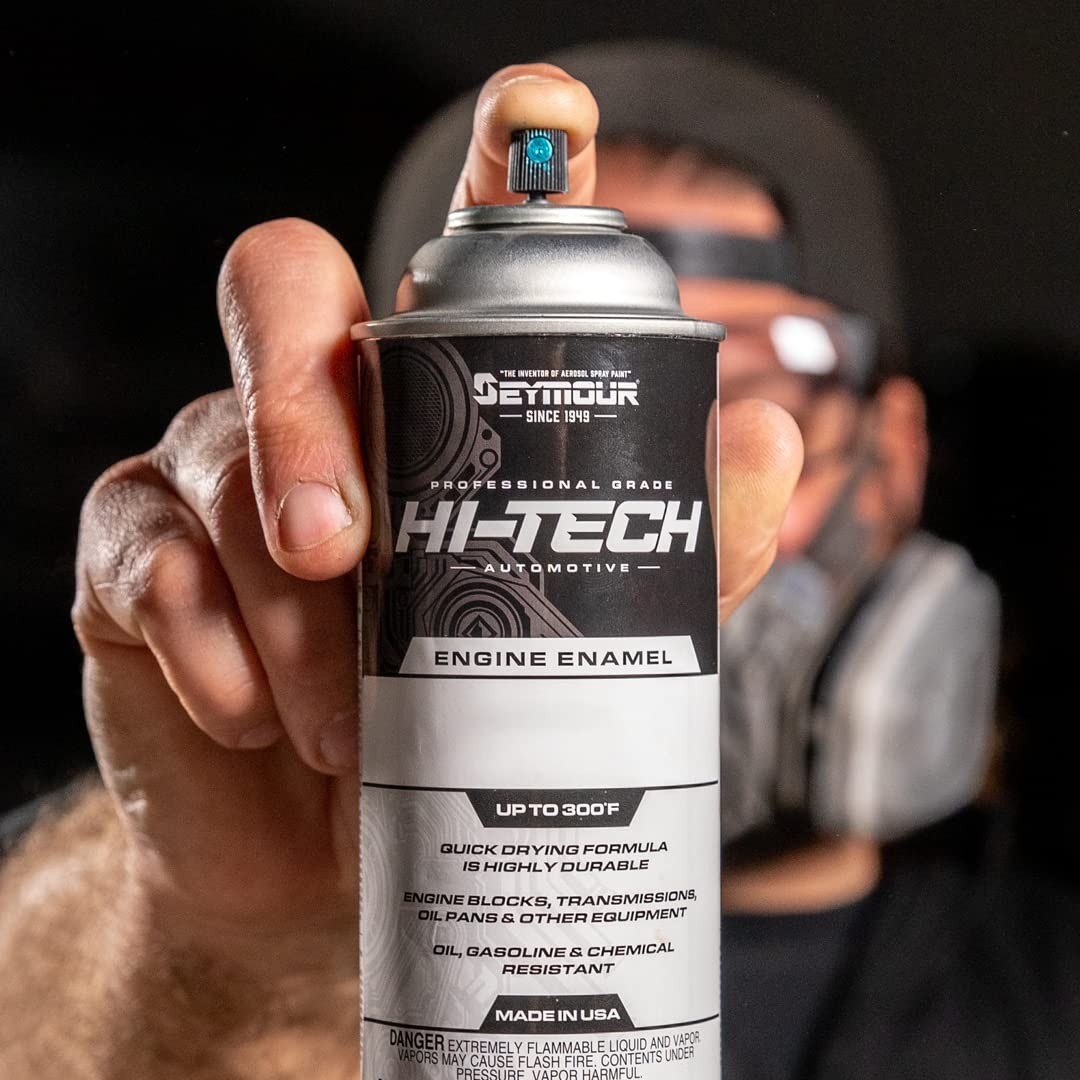 Seymour EN-41 Hi-Tech Engine Spray 12 Ounce (Pack of 1), Chrome Aluminum