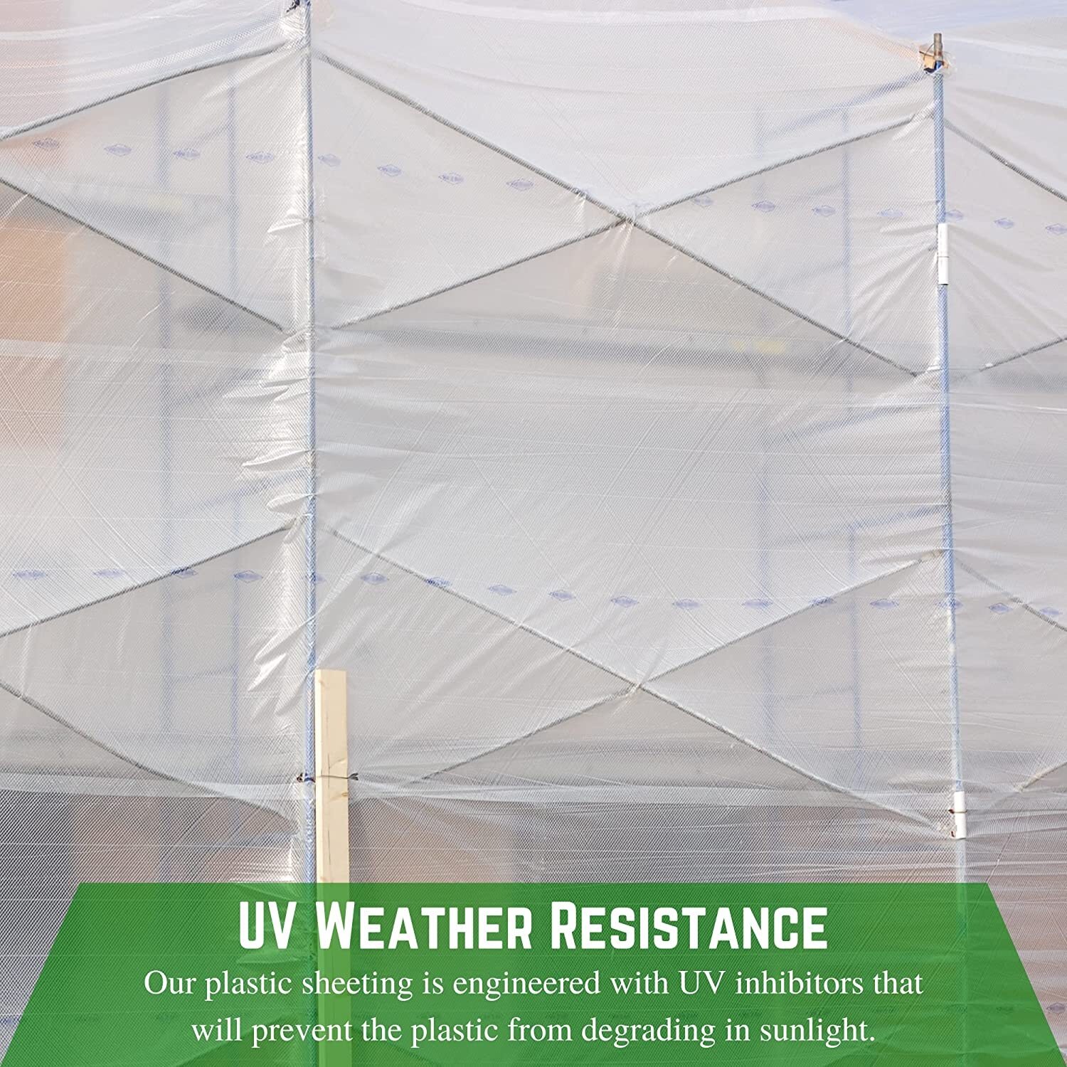 Farm Plastic Supply – 10 Mil Dura Skrim String Reinforced Clear Plastic Sheeting