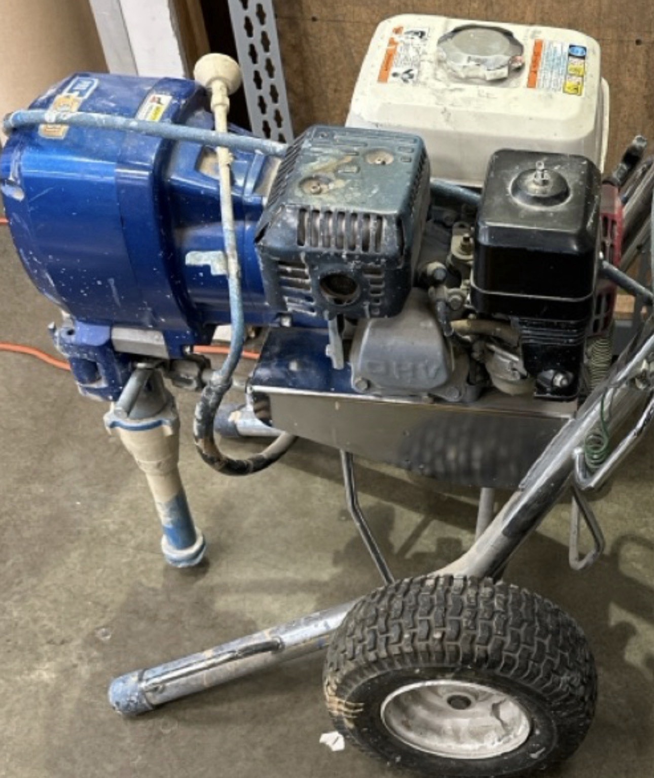 Graco Gmax 7900 Gas Airless Paint Sprayer SmartControl with 2 Hoses 2 guns Blue