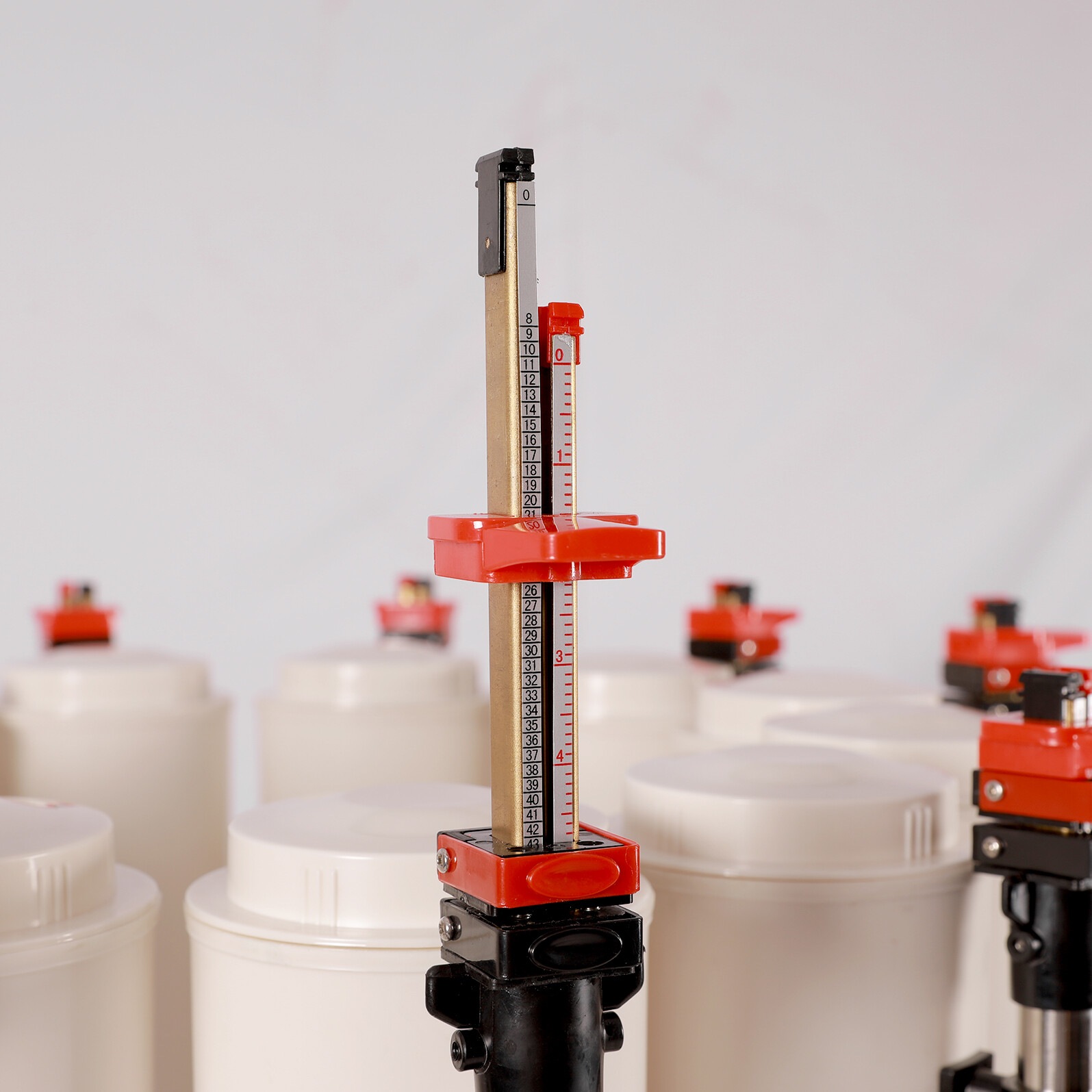 PreAsion 110V 12 Station Paint Colorant Dispenser Double Gauge Art Supply