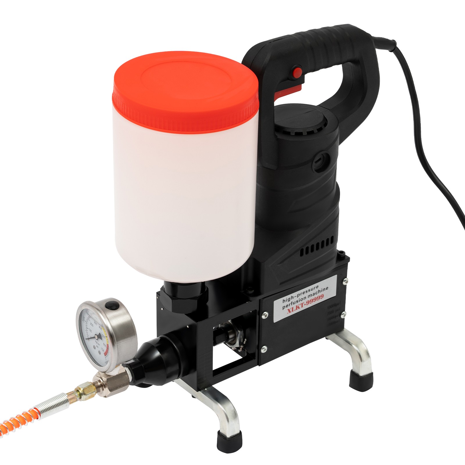 0-10000PSI Electric Grouting Machine High Pressure Grouting Injection Pump 1100W