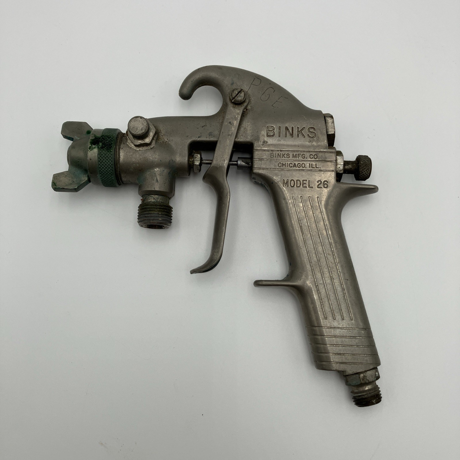 Vintage Binks Model 26 Pneumatic Paint Spray Gun