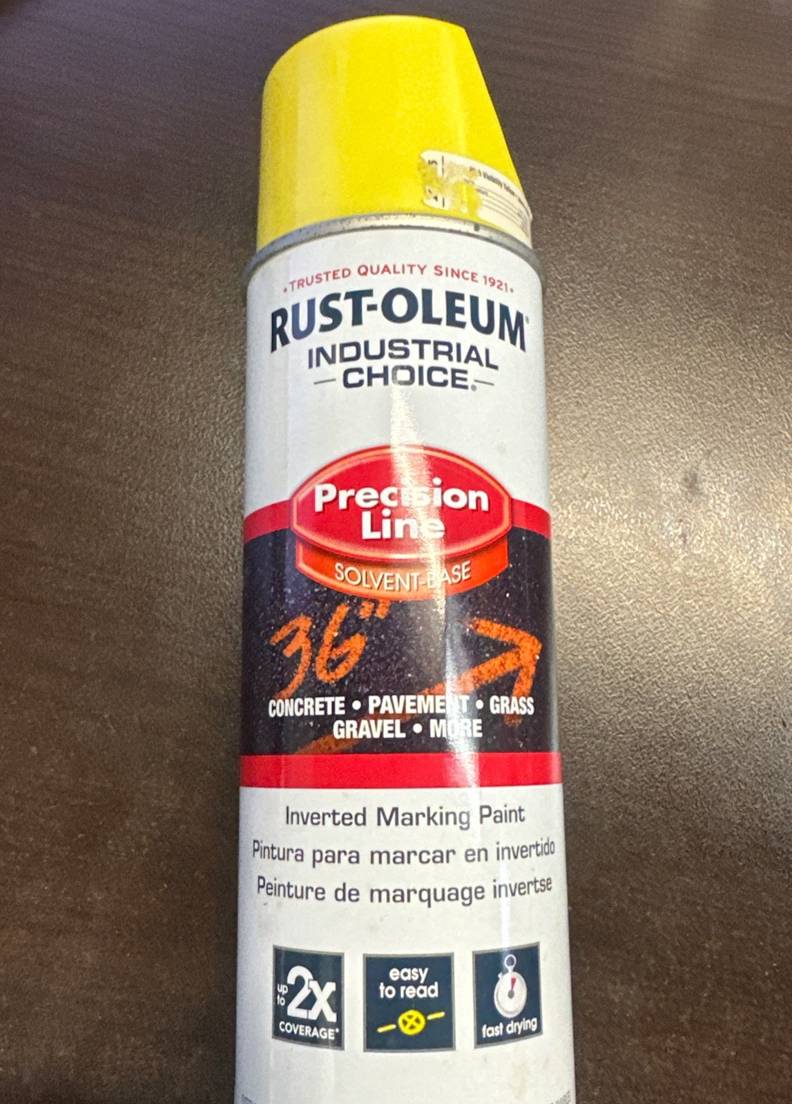 Rust-oleum Industrial Choice Price Line Solvent Base 17oz Yellow 20305