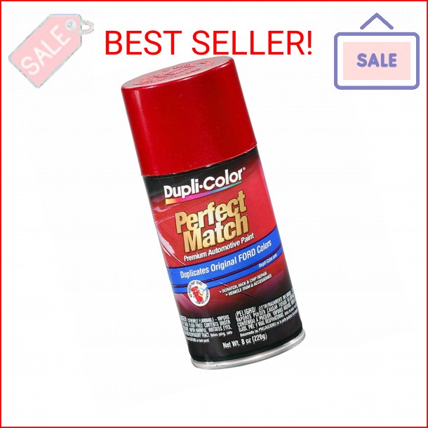 Dupli-Color Perfect Match Premium Automotive Paint, Redfire Pearl (M), 8 oz