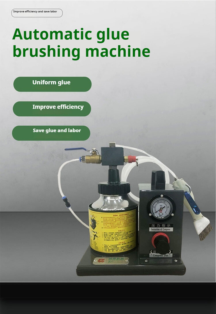 Pneumatic Double-end Glue Dispenser Glue Brushing Machine Shoe Glue Coating Tool