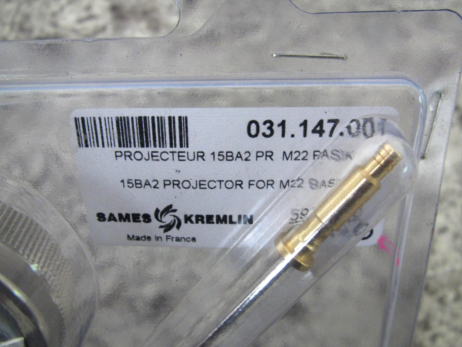 New Sames Kremlin 031.147.001 M22 BASIK Spray Gun Air Cap / Needle / Nozzle Kit