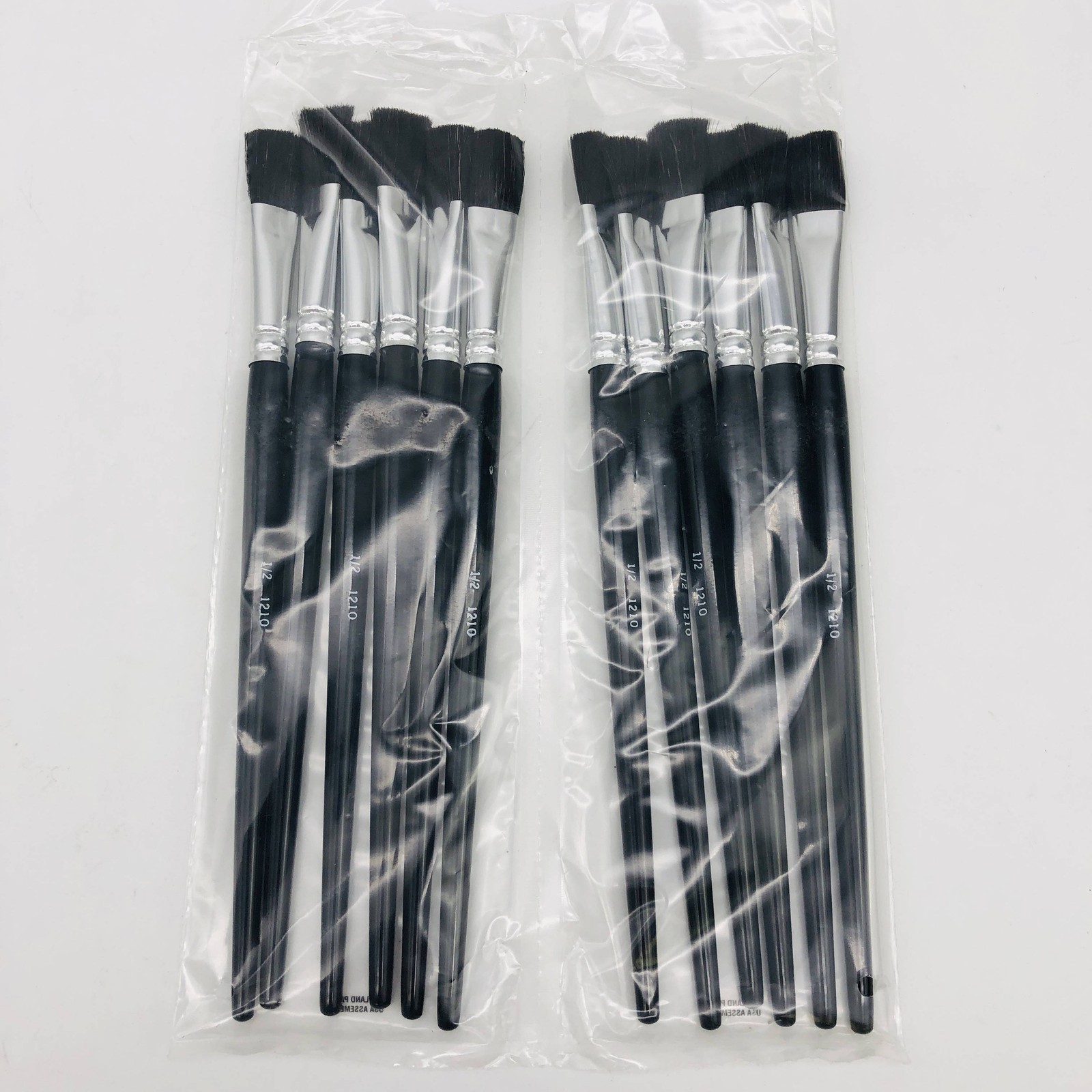 12x IBC F610542 Paint Brush for Stencils #8 12.15mm x 22mm x 150mm Industrial