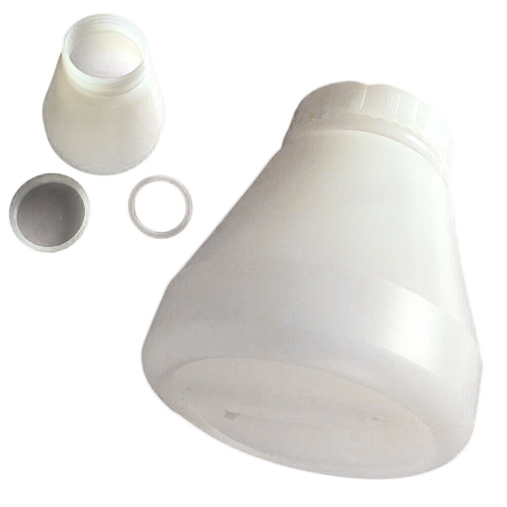 8pcs hopper cup Bottle for powder coating system PC02 PC03 paint spray gun white