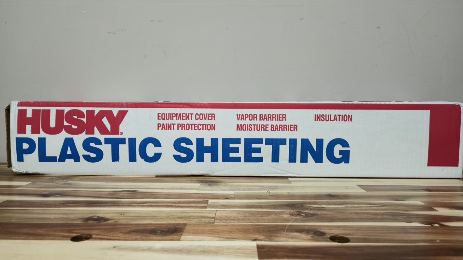 Husky Poly-AmericaCF0409C 9′ x 100′ 4mil Clear Poly Film. 5 boxes for $140.