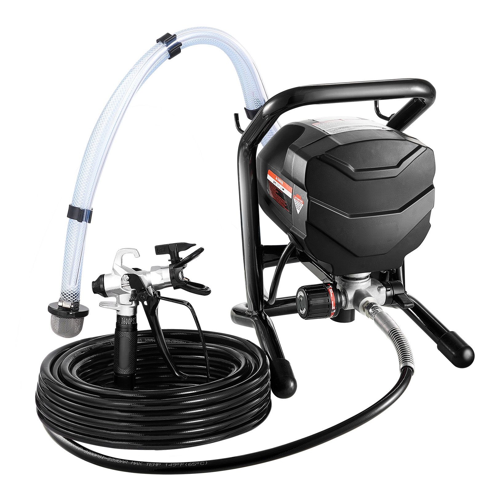 Stand Airless Paint Sprayer, 650W High Efficiency Airless Sprayer, 3000PSI