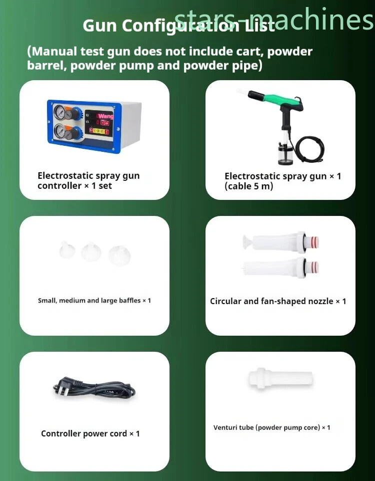 Small Electrostatic Coating Tools Lab Guns Spray Guns Powder Machines