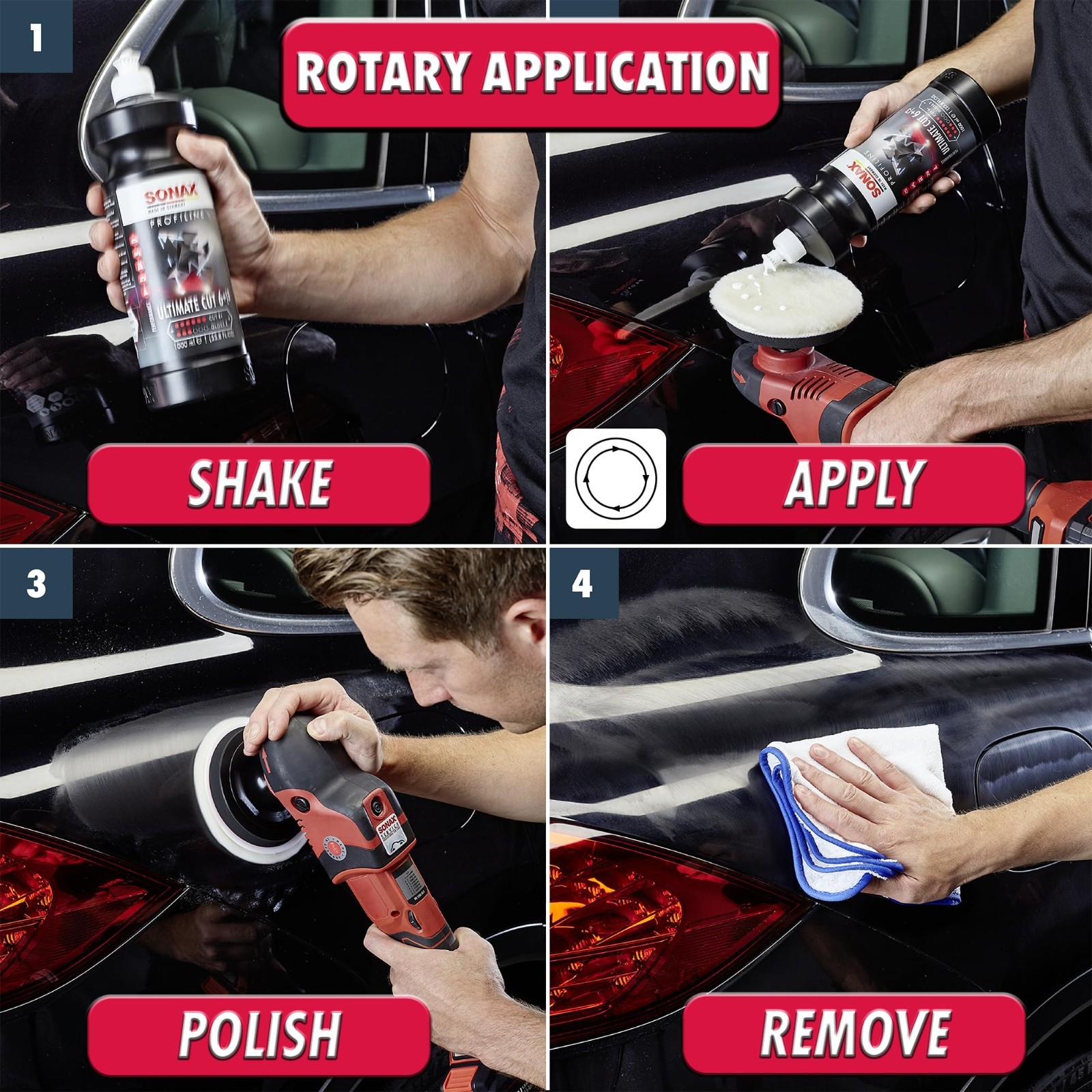 Ultimate Cut Abrasive Compound 250ml – Water-Based Polish for Deep & Sand Scratc