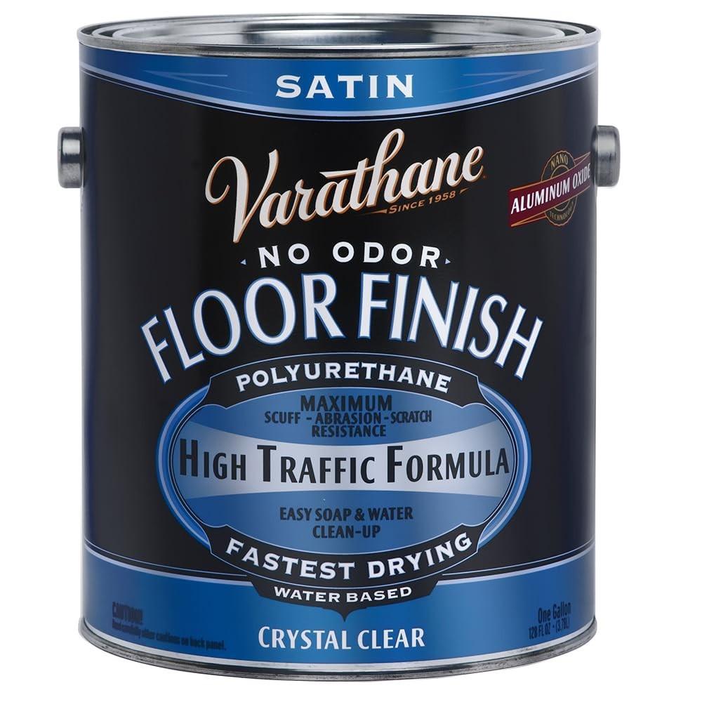Varathane 1 Gallon Satin Waterborne Diamond Floor Finish for Hardwood Floors