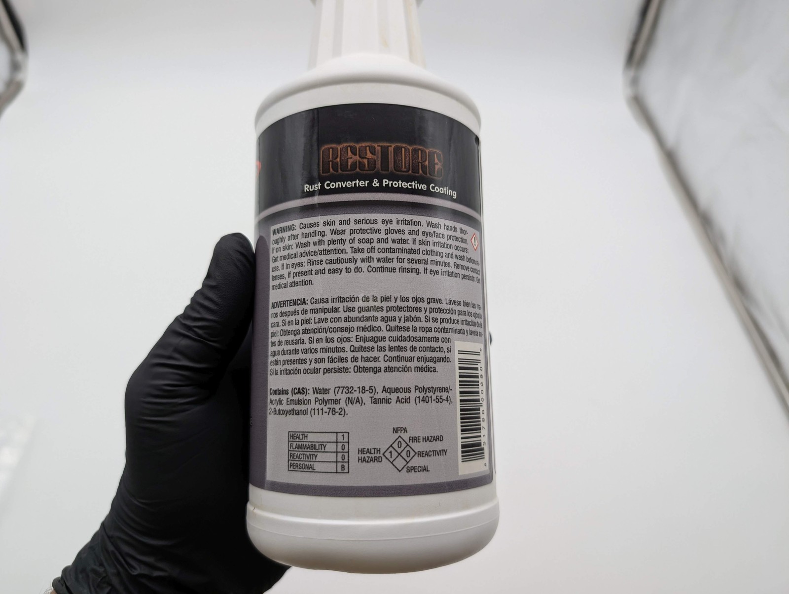Quest Restore Rust Converter & Protective Coating Non Toxic 32oz Bottle 2 Pack
