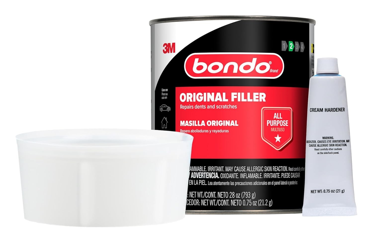 Bondo Body Filler, Original Formula for Fast, Easy Repair & Restoration for your