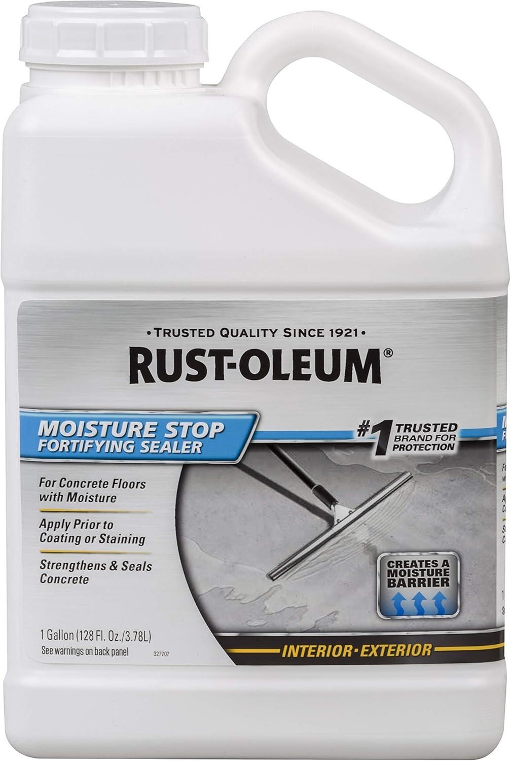 Rust-Oleum Moisture Stop Fortifying Concrete Sealer, 1 Gallon – 301239